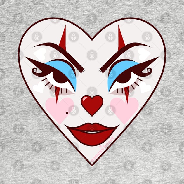 Clown Heart by Nancyvheart 